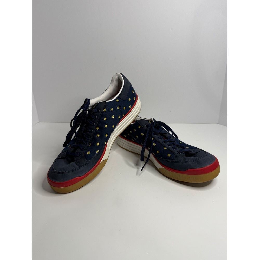 Adidas Rod Laver Bee‎ Embroidery Navy Blue Sneakers Pins D69374 Mens 11